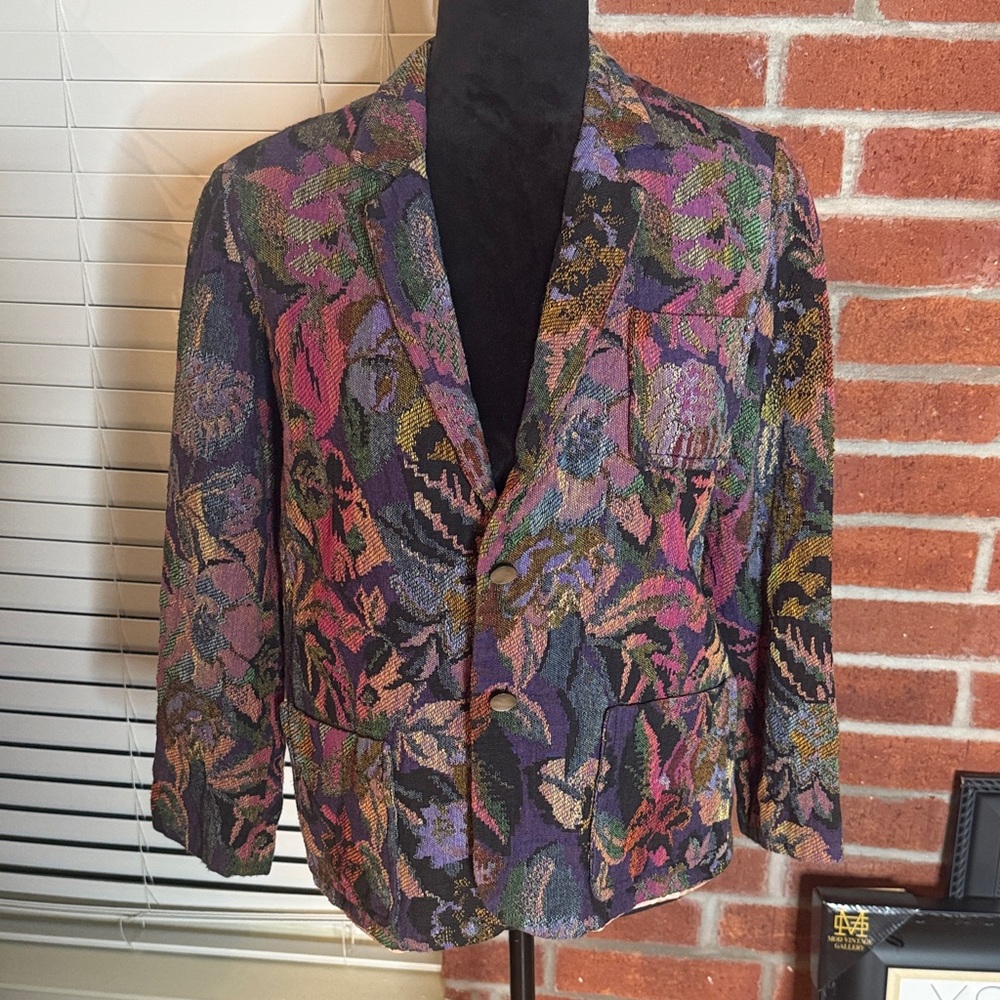 Colorful Floral Blazer